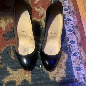 Elegant Black Louboutin Women's Heels